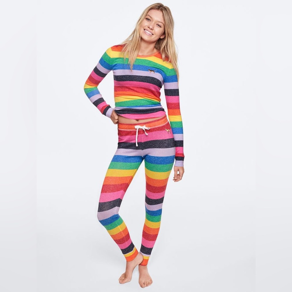 Victoria’s Secret PINK - Rainbow Pajama Set